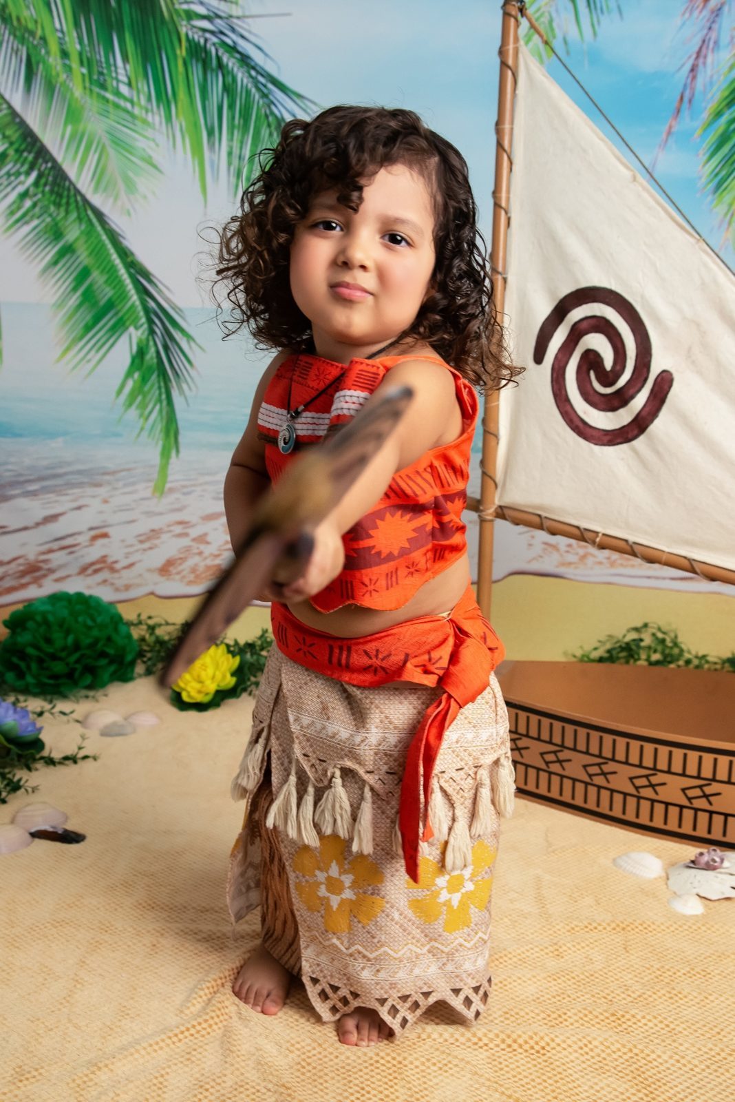 Ensaios Infantis - Ensaio Eloah - 2 anos - Moana - Macaé/RJ