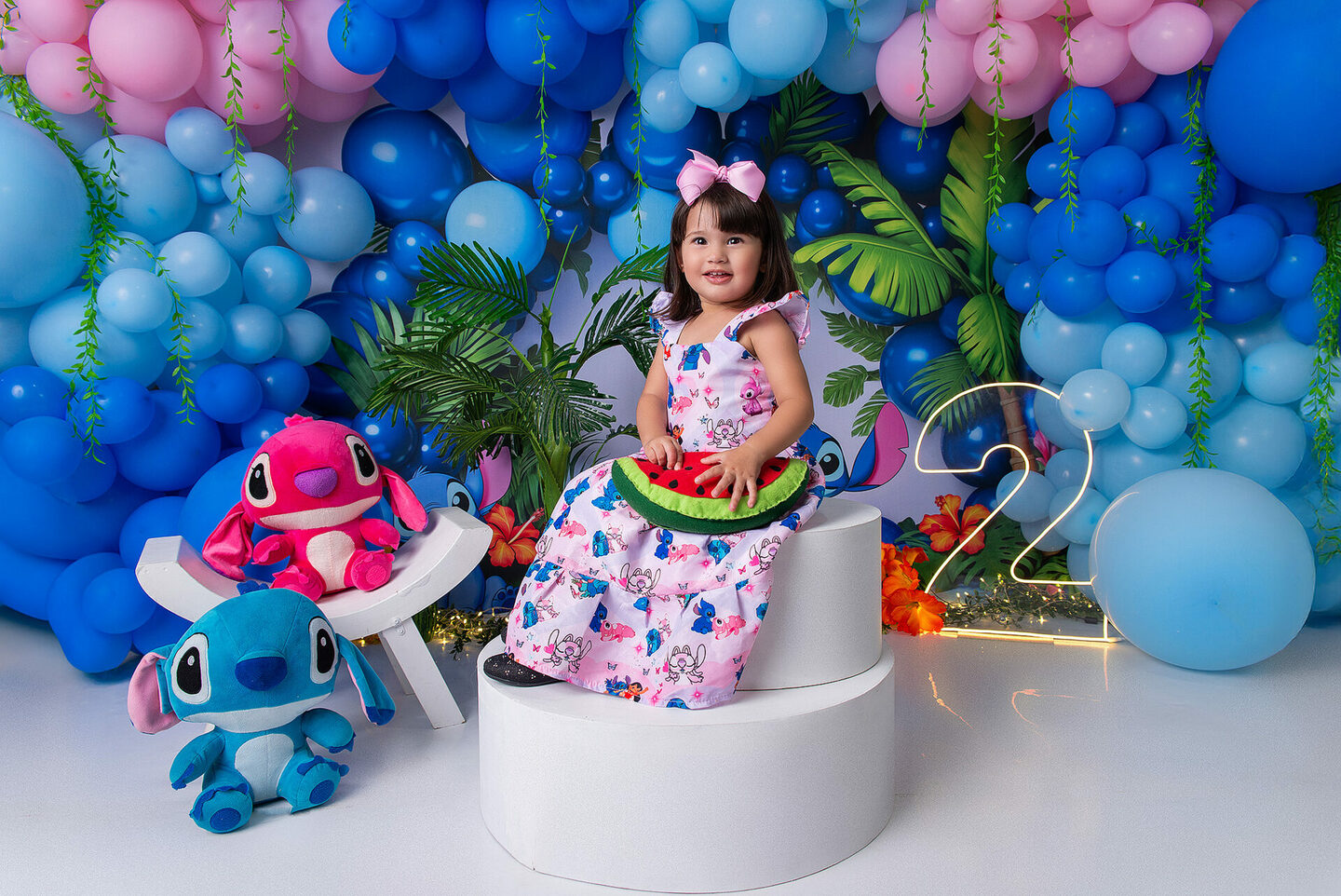 Ensaio Pré Festa Stitch - Cecilia - Estúdio na Rua Jequiriça 48 - Penha, Rio de Janeiro -RJ- WhatsApp 21-96660-3929